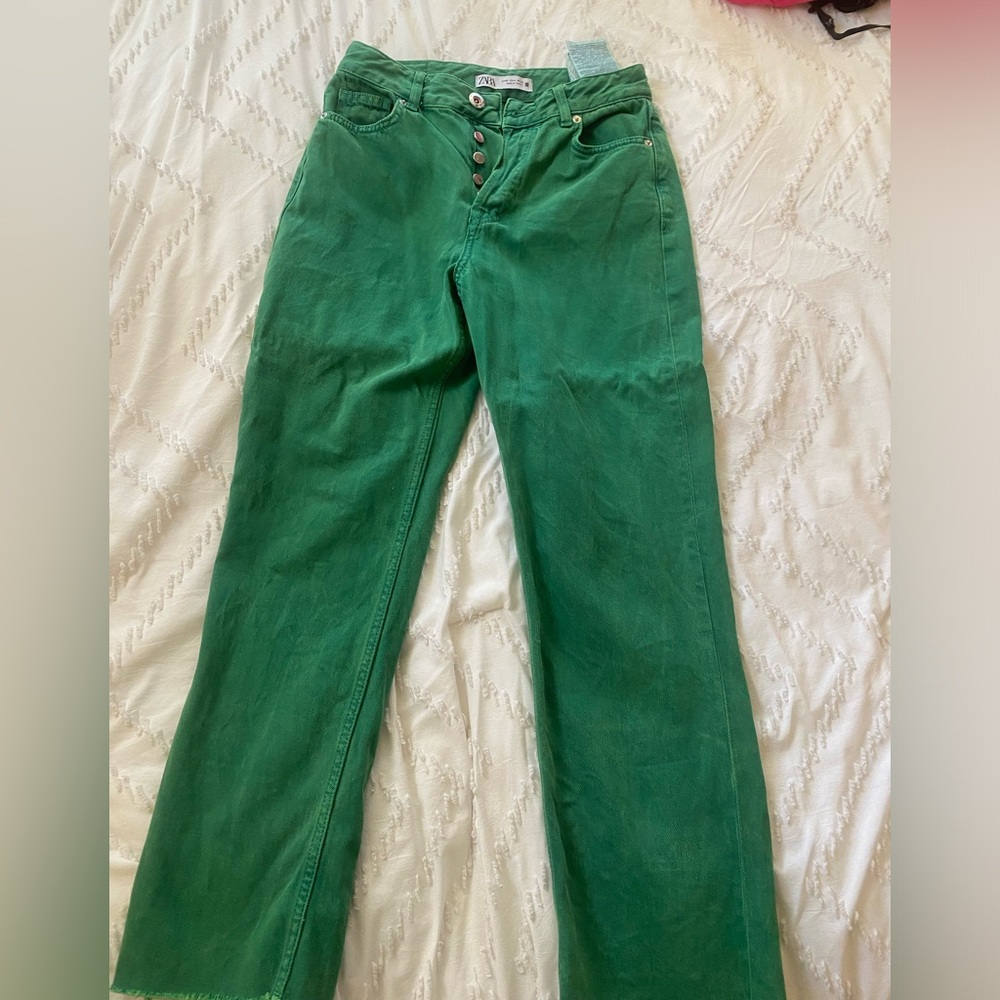 Green Zara Jeans
